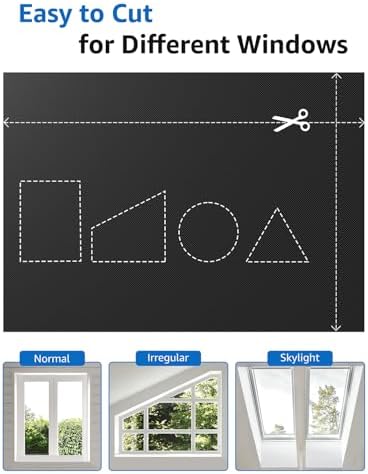 Sumobaby Blackout Curtains Portable 54”x48” No Drill Black Out Window Cover - Image 4