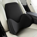 BEBAS Ergonomic Memory Foam Extended Lumbar Support Pillow for Car, Black by BEBAS
