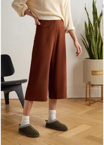 Litfun Women's Genuine Suede Fur Lined Slippers Fuzzy Winter House Shoes - Image 2