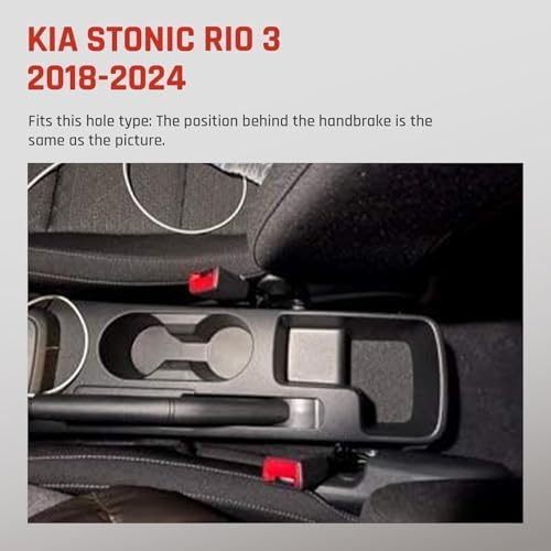 YJYWZH Armrest Box for Kia Rio 2018-2023 Accessories, White Thread - Image 2
