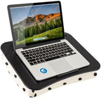 LAPGEAR Designer Lap Desk – Black Dots, Fits 15.6" Laptops - Image 6
