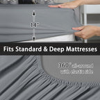 WeCozy Twin Comforter Set with Sheets, 5 Pieces Diamond Crystal Bedding - Image 3