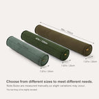 Corduroy Body Pillow, Round Bolster Cylinder Pillow for Adults, Soft Long Support Pillow for Bed & Sofa, Removable Washable Cover,59 x 7.87 Inches,Peacock Blue - Image 2