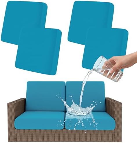 Smiry Waterproof Patio Cushion Covers, Stretch Outdoor Furniture Covers by Smiry