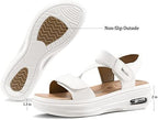 mysoft Women's Comfortable Walking Sandals Platform Wedge Ankle Strap - Image 5