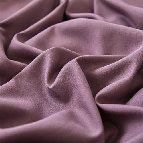 Luxlovery Purple Comforter Set Queen Pale Mauve Bedding Comforter Set Modern Solid Lilac Dusty Purple Blanket Soft Breathable Blanket Quilts 3 Piece Bedding Set for Women - Image 6