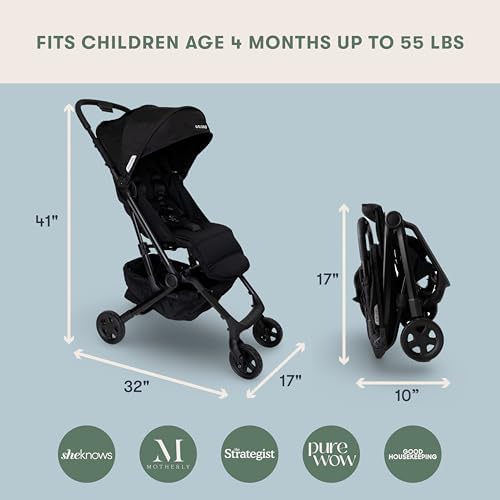 Colugo Compact Stroller+ Lightweight Travel Stroller, 16 lbs, One-Hand Fold - Image 2