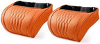 Memory Foam Car Headrest Pillow, Car Neck Pillow for Driving (Orange, 2 Pcs by Unknown