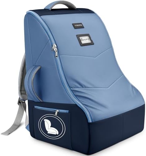 YOREPEK Padded Gate Check Car Seat Travel Bag, Baby Travel Essentials by YOREPEK
