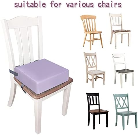 Toddler Booster Seat for Dining Table, PU Washable Double Safe Straps - Image 6