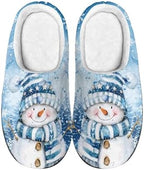 Spa Slippers Home Slippers, Anti-Slip Comfort Lightweight Slippers Closed Toe Casual Shoes House Slippers for Bedroom Home by Hechitok
