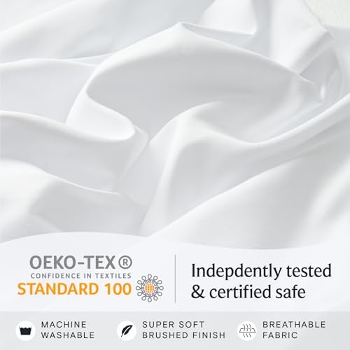 Twin XL Sheets Set, Cooling & Soft Deep Pocket Bed Sheets, 3PC - Image 5