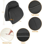 MAIKER OFF ROAD Neck Pillows Compatible with Jeep Wrangler JL 4 Door 2018-2024 Gladiator JT Softness Driver Front Seat Headrest Pillow 100% Memory Foam and Breathable Cover, Grey Side Rope, 1pc - Image 6