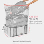 Compactor XXL 3 Vacuum Storage Bag & 3 Semi-Rigid Box, Closet Organizer, 210L - Image 5
