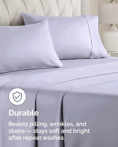 Queen Pillow Cases - 10 Pack Pillowcase Covers - 20" x 30" (Light Lavender) - Image 4