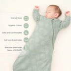 KaiyaBaby Organic Cotton Baby Sleep Sack, Long Sleeve 3.5 TOG, 0-6M - Image 2