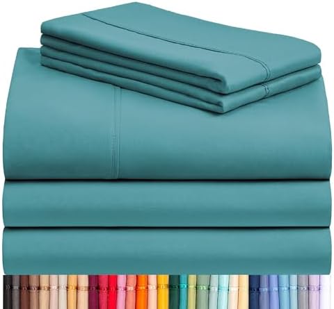 Split King Sheets for Adjustable Bed, Soft Deep Pocket Bed Sheets Set, 5PC by LuxClub