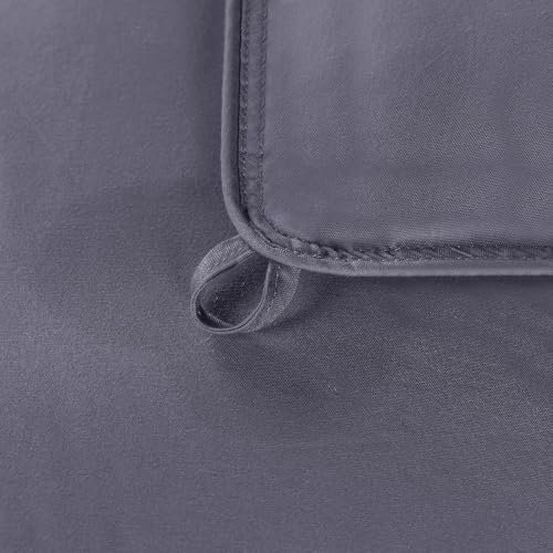 SUPERIOR All Season Down Alternative Comforter, Full/Queen, Silver - Image 3