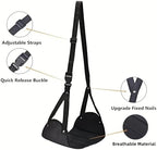 Foot Hammock for Plane Travel Portable Airplane Footrest Adjustable Height Foot Rest Travel Accessories Footrests Hammock to Relax Your Feet for - Image 3