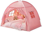 Full Size Kids Play Tent, Indoor Privacy Canopy Teepee for Boys & Girls, Portable Dark Room Sleeping Tent for Bedroom Floor Camping by Unknown