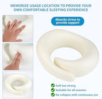 100% Memory Foam Neck Travel Pillow, Neck Pillow Airplane with Eye Mask & Ear Plugs, Ergonomic Portable Design, 360° Support Stowable Pillows Best for Travel Pillow for Plane, Car, Home, Work - Image 6