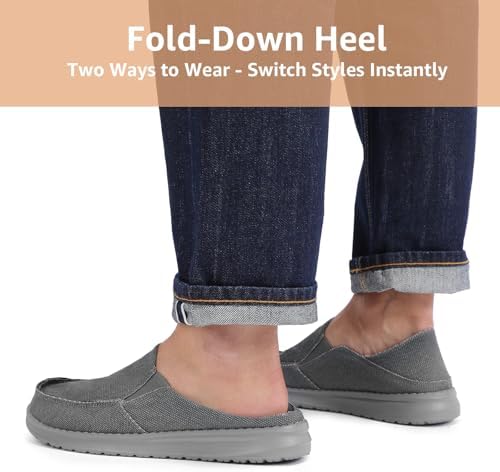 STQ Men's Orthopedic Shoes Slip On Canvas Sneakers - Image 4