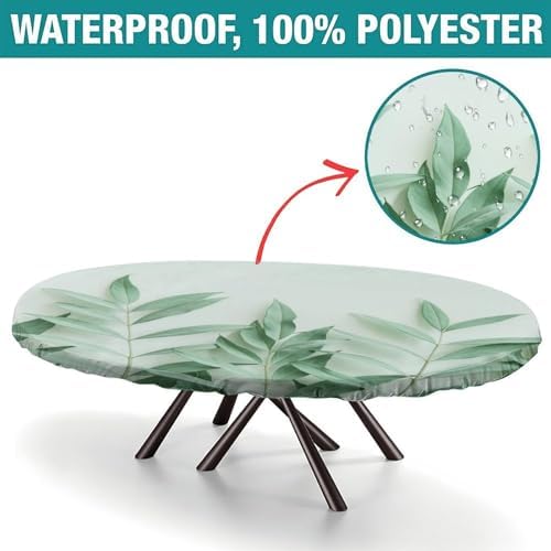Oval Clear Plastic Tablecloth Protector, Plaid Pattern Printed on Fitted Tablecloths, for Business & Events Birthday Parties, Fits for 48" x 68" Oval Tables - Image 2