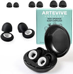 Artevive Earplugs Motorcycle.Ear Plugs for Sleeping Noise Cancelling 35dB Noise Reduction、Reusable Ear Plugs,Super Soft for Motorcycles Cycling、Sleeping、Work、Travel (White Inner Ring) by Unknown