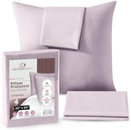 CIRCLESHOME Throw Pillow Protectors - 100% Cotton Breathable Pillowcases - 20 X 20 Square Pillowcases - Protects Pillows from Dirt, Dust and Debris (Square Pillow - 4 Pack- 20x20) by CirclesHome