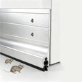2-Pack 39" Aluminum Door Sweep for Bottom of Door, Metal Draft Stopper by Unknown