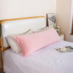 1 MIDDLE ONE Body Pillow, Memory Foam Body Pillows for Adults Sleeping, Long Pillow for Bed, Big Large Firm Full Body Pillow for Side Sleeper, 20x54 Inch, Light Pink - Image 6
