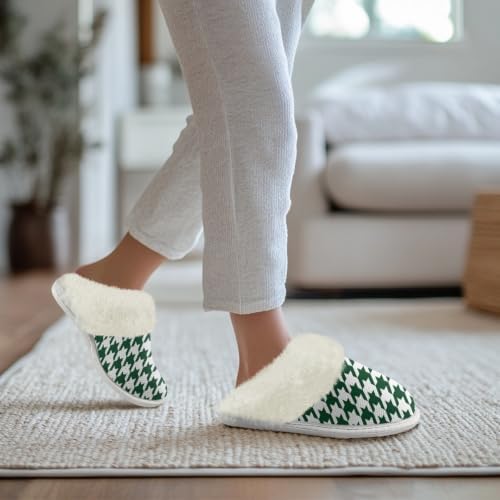Cotton Slippers With Fluffy Edges House Slippers Non‑Slip Sole - Image 4