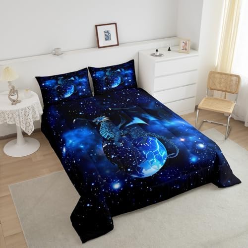Feelyou Galaxy Dragon Bedding Set Toddler Size for Boys Children Teens - Image 3