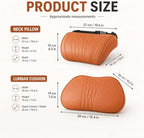 Universal Memory Foam Car Headrest Neck Pillow Auto Neck Cushion (Orange, Headrest Cushion) - Image 7