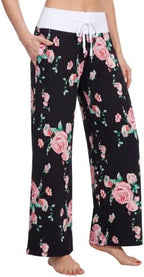 WiWi Bamboo Viscose Pajama Pants for Women Plus Size Cooling Bottoms S-4X by WiWi