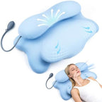 Adjustable Cervical Neck Pillow for Neck Pain Relief, Memory Foam Pillow with Cooling Ice Silk Cover, Ergonomic Neck Support for Sleep Apnea, Side Sleeper Pillow by EZESOESSENTIALSKINCARE