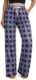 Tall Women 32/34/36 Inseam Pajama Pants Plaid Lounge Sleep Bottoms by Tallemon