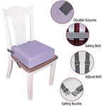 Toddler Booster Seat for Dining Table, PU Washable Double Safe Straps - Image 4