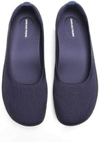 DREAM PAIRS Womens Ballet Wide Toe Arch Support Knit Flats by DREAMPAIRS