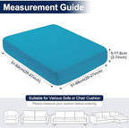 Smiry Waterproof Patio Cushion Covers, Stretch Outdoor Furniture Covers - Image 6