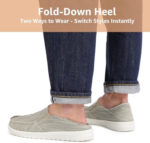 STQ Men's Orthopedic Shoes Slip On Canvas Sneakers - Image 4