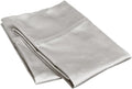 100% Pima Cotton Pillowcases – 800 Series, Ultra Soft & Cooling, Twin/Queen 20"x30", Set of 2 – Silver Grey, Hotel Luxury Quality, Envelope Closure, Skin & Hair Friendly by Unknown