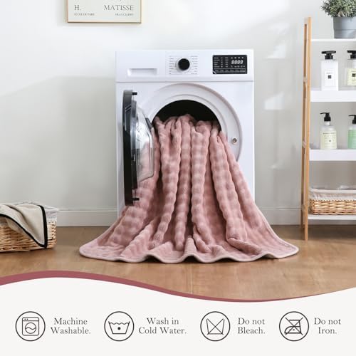 Waterproof Blanket for Pet Bed Couch Sofa Car, 60"x80", Dusty Pink - Image 6