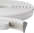 3 Pcs x196”Wedge Weather Stripping Door Seal Strip for Door Frame,White by KAYLEINSTER