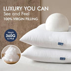 MIULEE 12x20 Throw Pillows Inserts 6 Pack, Decorative Pillows for Couch Bed - Image 2
