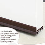 Lineshading 2 Sets U-Shaped Door Sweep 1 3/4" x 36", PVC Door Seal, Brown - Image 5