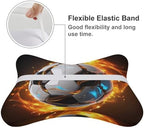 Cool Soccer Ball Car Neck Pillows 2 Pack Removable Ergonomic Cervical Support Pillow Fashion Cozy Bone Shaped Pillows Soft Car Headrest Pillow for Office Airplane Most Car - Image 3