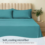 Twin Size Sheets Set, Cooling & Soft Deep Pocket Bed Sheets, 3PC - Image 3