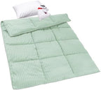 ZPECC Toddler Down Alternative Comforter, 39" x 47", Green Stripe by ZPECC-ABrandThatHasBeenFocusedOnBeddingFor20Years