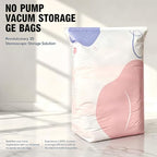 No Pump Vacuum Storage Bags, Thickened Stereoscopic Press & Seal Space Saver Compression Bag for Clothes/Bedding (X-Large) - Image 2